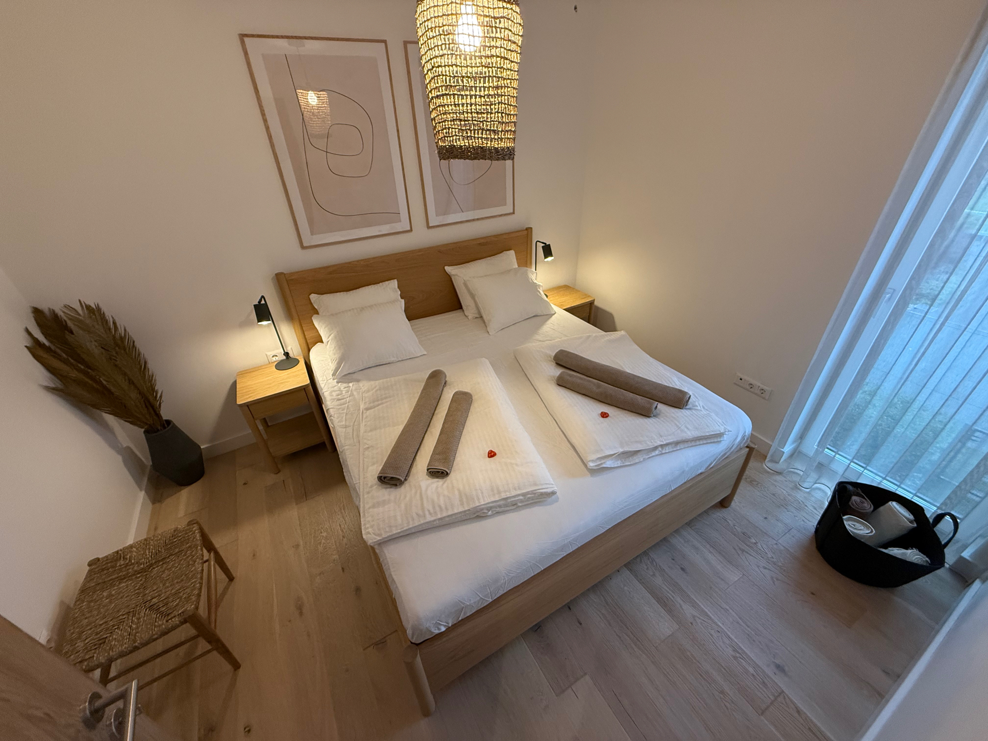 Helikon Suite hálószoba franciaággyal Keszthelyen